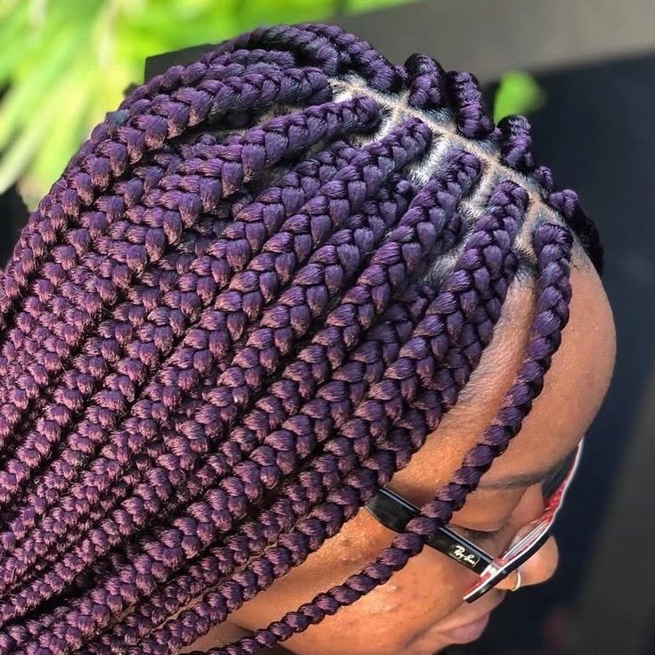 Bob braids or Hair Buns